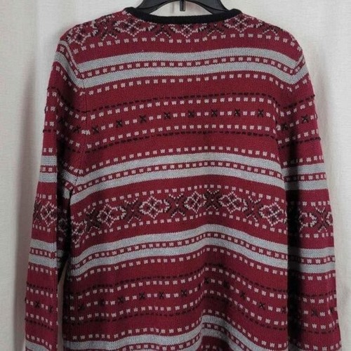 CJ Banks Lammwollpullover handbestickt 14W 16 X Plus verzierte Hardware gebraucht, in einwandfreiem Zustand - Bild 4 von 9