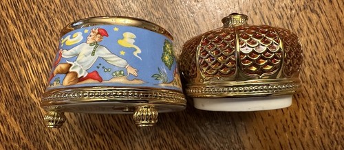 Neu im Karton House of Faberge der Feuervogel musikalische Porzellan Schmuckschatulle Franklin Mint - Bild 7 von 10