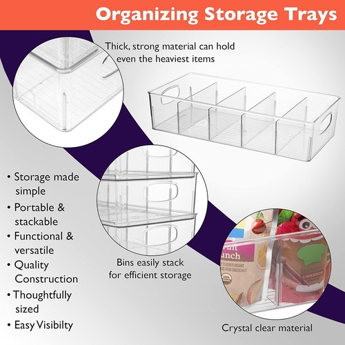 Multi-Purpose Pantry Organizer - Cabinet & Fridge Storage for Kitchen & Snacks - Picture 21 of 37