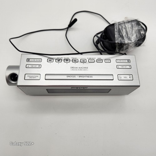 Vintage Sony Dream Machine ICF-C717PJ Projecting Clock Radio Sounds Alarm  Cable - Picture 2 of 9