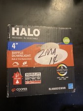 Halo 4"  Recessed RL Selectable Baffle LED Downlight