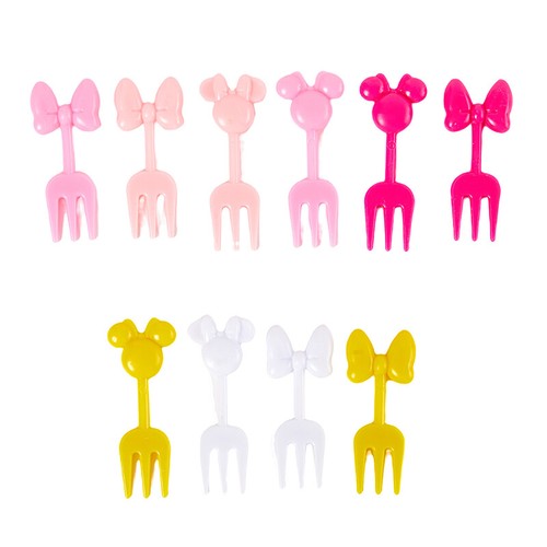 10Pcs Cartoon Children Snack Cake Dessert Pick Toothpick Bento Decor Fruit /fw - Bild 7 von 8