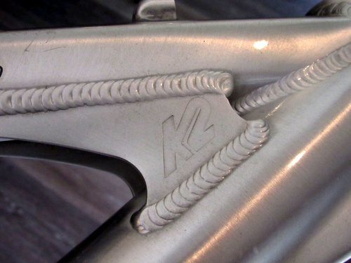 K2 Razorback Comp Silver Front Triangle - Aluminum Small Frame 14-15" (2005) - Picture 9 of 10