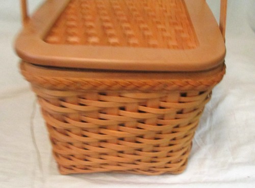 Longaberger Founder's Day Market Basket With Lid & Protector 18791, NIB - Picture 6 of 15