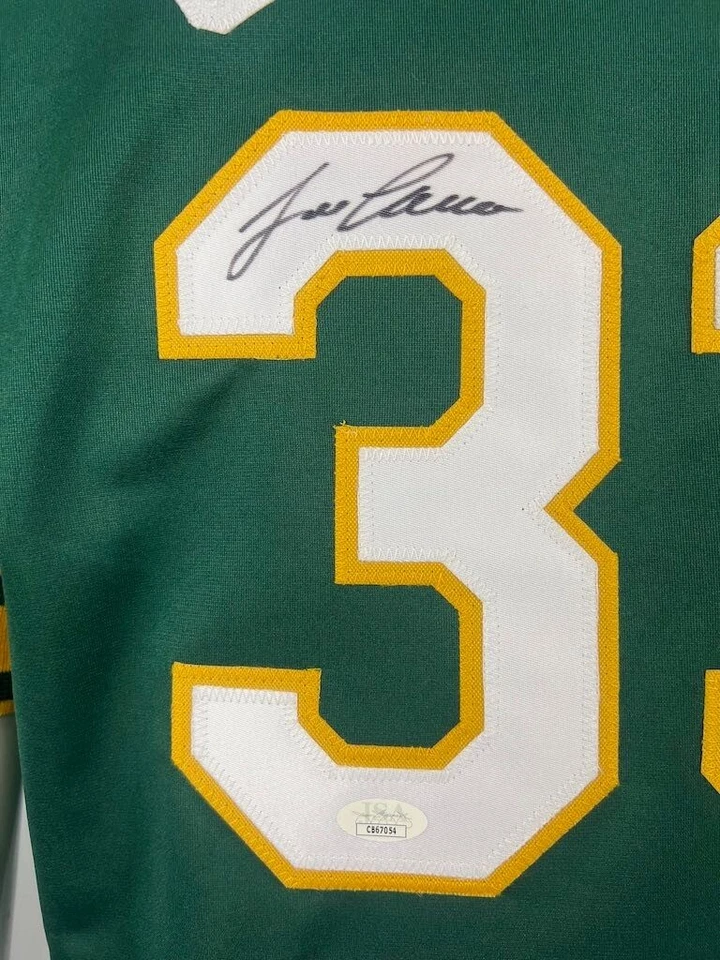 Jose Canseco autographed signed jersey MLB Oakland Athletics JSA COA - Image 2 of 4
