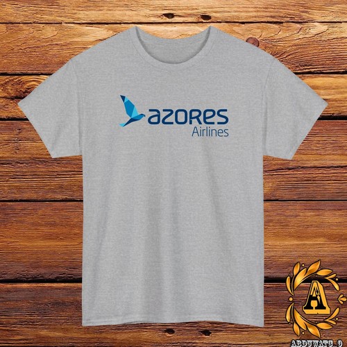 Nueva camiseta con logotipo de Azores Airlines negra/gris/blanca/azul marino/rojo/azul claro - Imagen 5 de 16