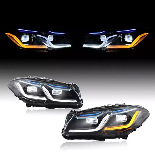 Upgrade LED/Xenon/Halogen Headlights Assembly For BMW 5 Series F10 F11 2010-2017 - Picture 4 of 16