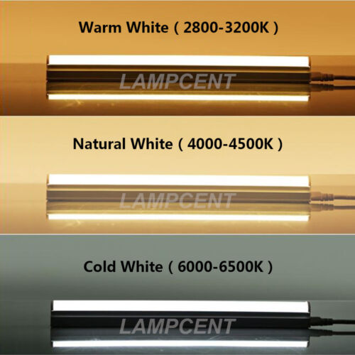 4-8/Pack 20W 4FT Dimmable 4ft LED Tube Bulb T8 Integrated Led Shop Light Fixture - Picture 2 of 12