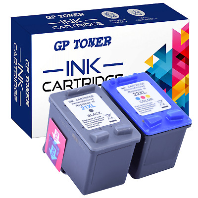 TINTE PATRONEN für HP 21 + 22 XL DESKJET F370 F375 F380 F2180 F2224