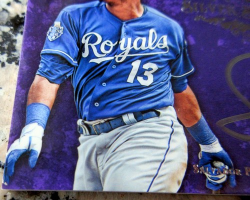 SALVADOR PEREZ 2013 Topps Certified SP Auto 08/15 Royals WS Ring MVP 48 HRs $$ - Picture 4 of 11