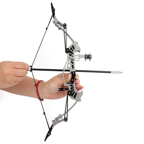 16" Mini Compound Bow Kit Toy Arrows Target Archery Hunting Children Gift Shot - Picture 8 of 13