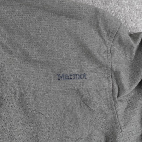 Marmot Shirt Men's M Medium Gray Long Sleeve Button Up Casual For Life - Picture 9 of 12