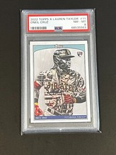Oneil Cruz - 2022 Topps x Lauren Taylor Rookie RC #11 PSA 8 NM-MT
