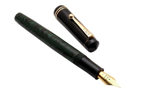 SET OF 4 Click Aristocrat Ebonite Fountain Pens fine medium borad flex nib grade - Picture 6 of 16