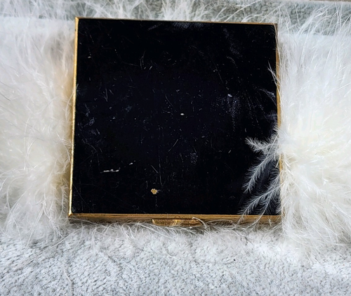 ๐ Vintage Volupte Art Deco style Powder case Jeweled Mirrored Compact - Picture 14 of 17