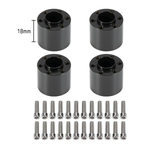 Buje hexagonal de rueda de 12 mm con pesos de latón 4 piezas para llantas de rueda de 1/10 RC Crawler de 1,9" 2,2" - Imagen 10 de 11