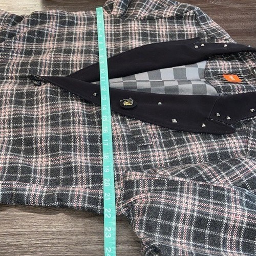 Hugo Boss Orange Label With PUNK Embroidered Spelled Out On Back Blazer Sz 42R - Picture 5 of 13