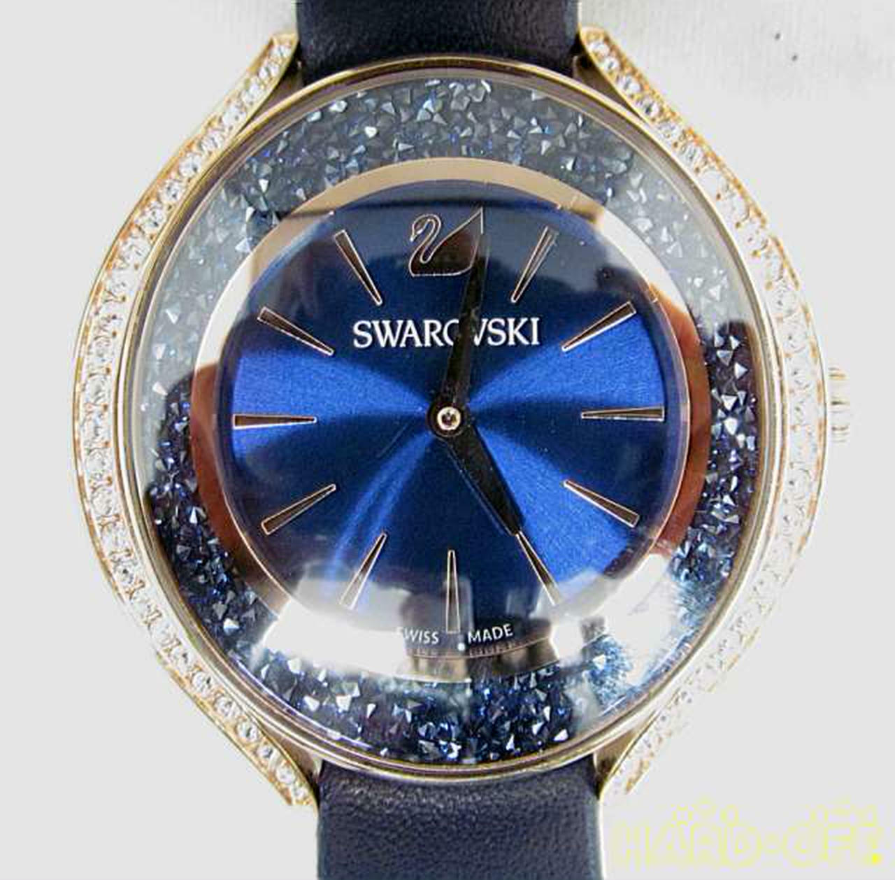 SWAROVSKI Quartz analog AROVSKI Quartz analog 5519447 #7420 EXCELLENT wristwatch