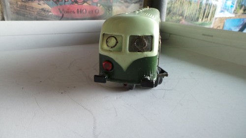 JEP automotrice autorail vert ton sur ton 32 cm échelle O réf. 6085-1A - Photo 5/14