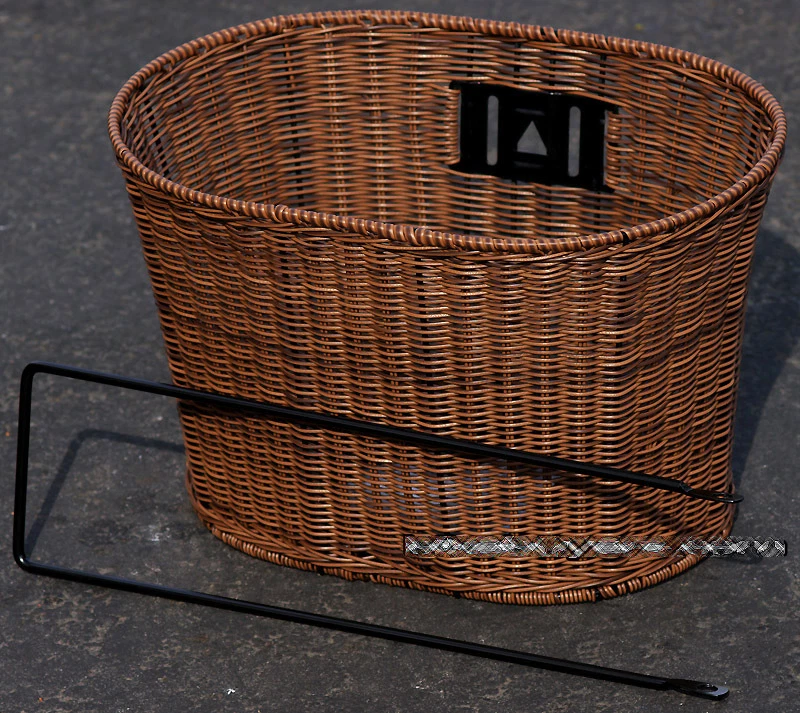 Wicker basket deals for beach cruiser