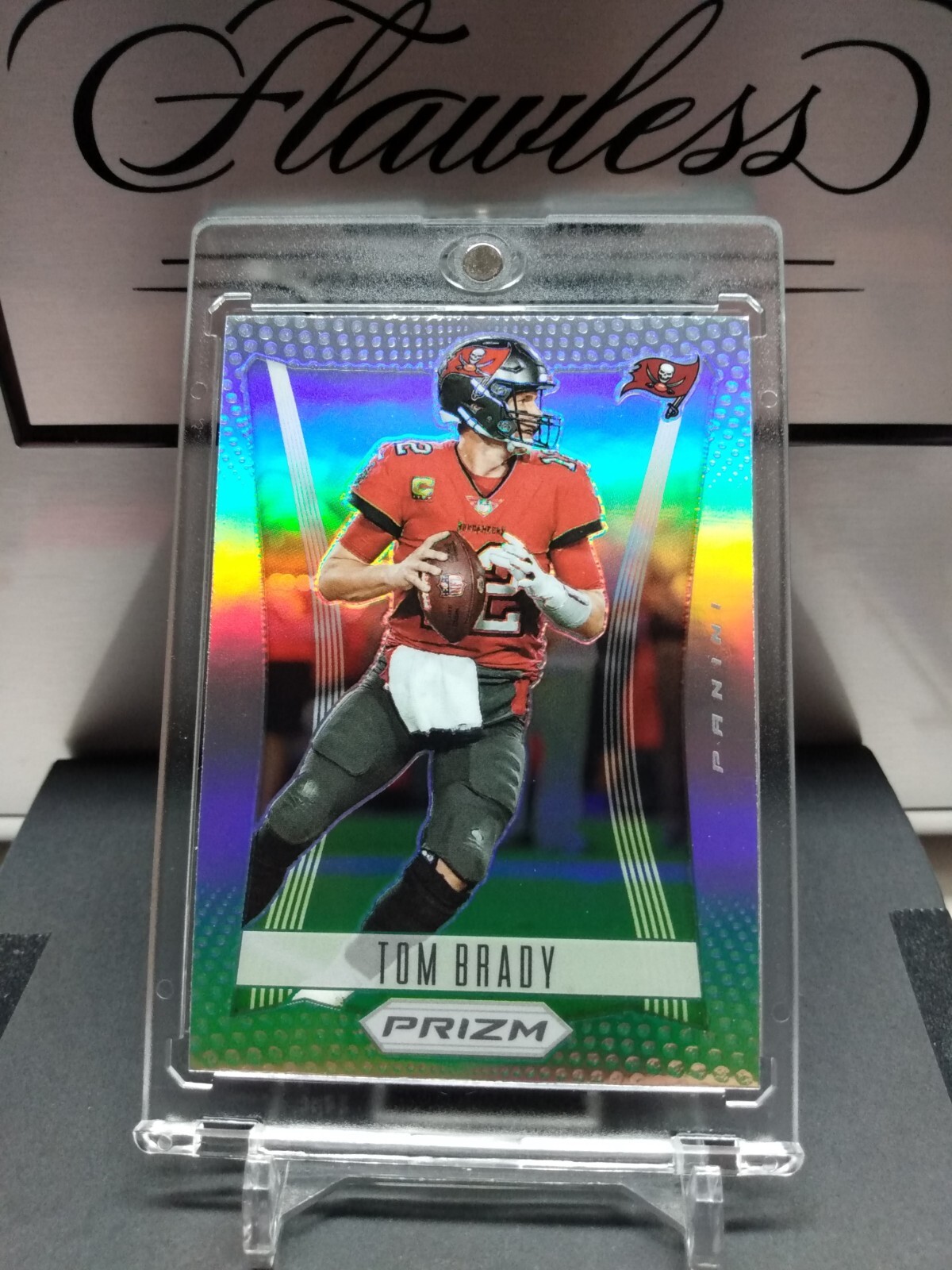 2022 Panini Prizm Tom Brady Premier Flashback #PF-1 SP SIlver Holo Prizm