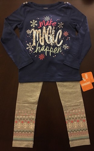New Gymboree Girl Enchanted Winter Make Magic Top /Leggings 4 6 - Picture 6 of 7