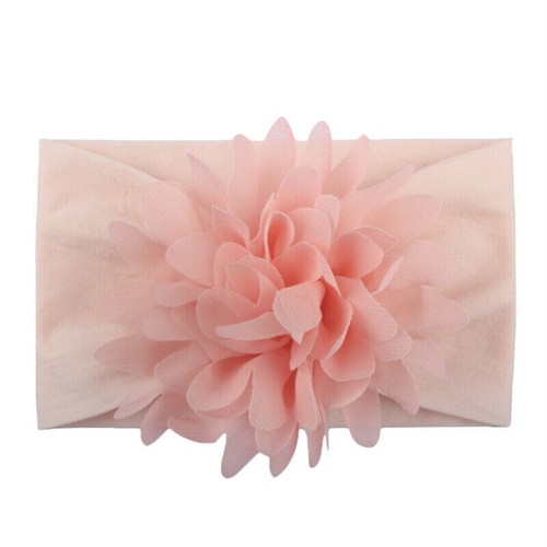 Baby Girls Floral Headbands Chiffon Flower Elastic Infant Newborn Hair Bands New - Picture 9 of 19