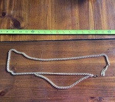 Vintage Gold Tone Link Chain Buckle 80s Ladies Belt Small