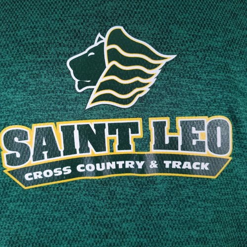Adidas Saint Leo University hoodie sweater sweatshirt mens medium green pullover - Picture 5 of 12