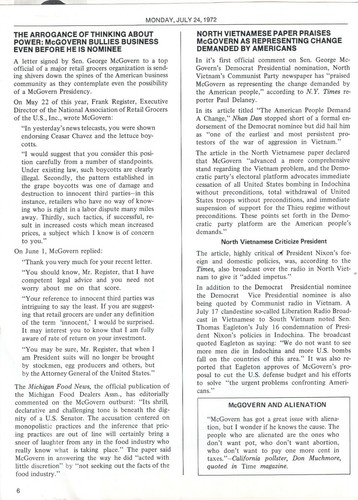 POLITICS BROCHURE (1972/7/24) "MONDAY "NIXON/ /RNC Teamsters; Agnew Speech - Picture 6 of 8