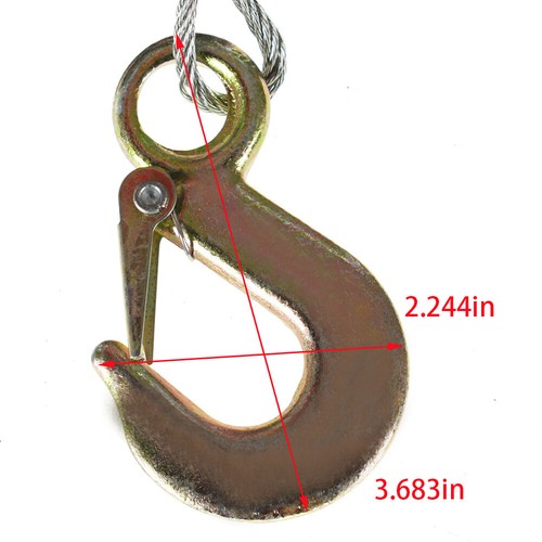 Cable de cabrestante manual de acero al carbono 1200 lb manivela engranaje cabrestante adecuado para senderos - Imagen 6 de 12