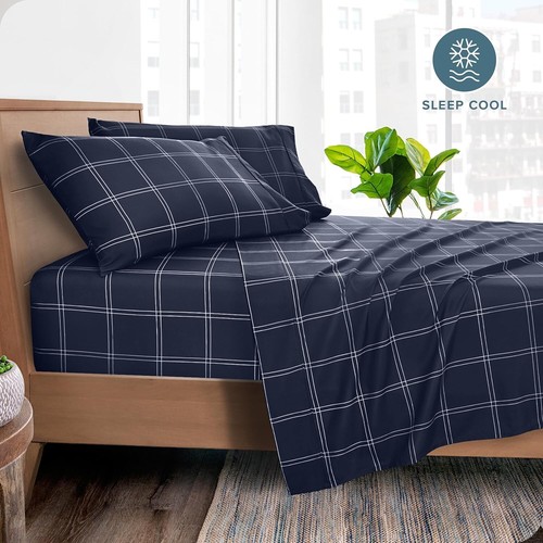 1800 Thread Count Twin XL Microfiber Sheets with Deep Pockets - Elegant Comfort - Picture 4 of 11