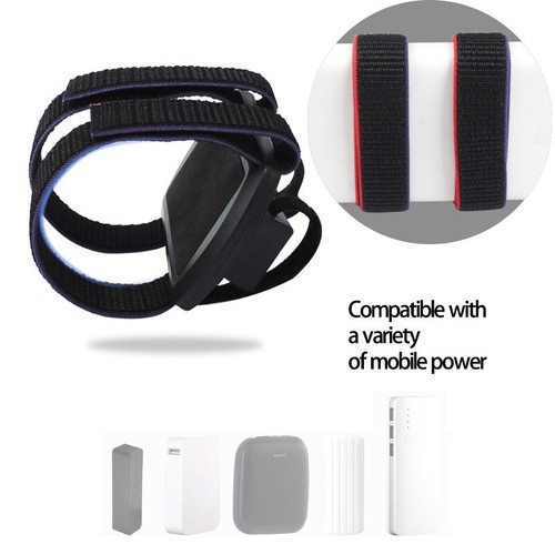 Für Vision Pro VR Headset Battery Back Tie Strap Mobile Power Supply Strap Set - Afbeelding 2 van 7