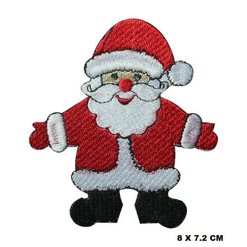 Weihnachten/Weihnachtsmann bestickte Patches zum Aufbügeln/Nähen bestickter Patch - Bild 10 von 17