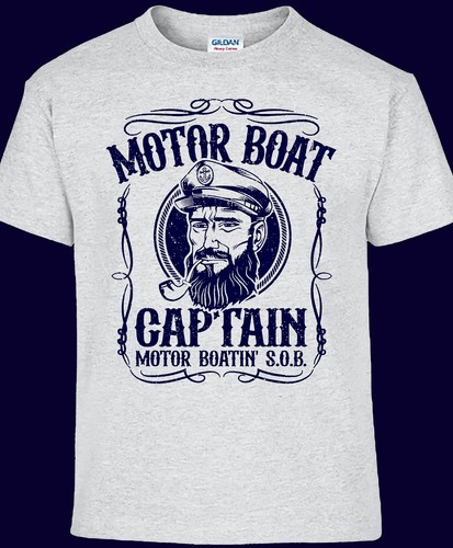 Motorboot Kapitän T-Shirt - Bild 1 von 4