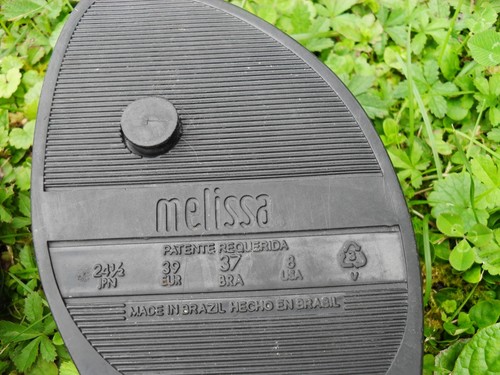 MELISSA Damen Schuhe Gr. 39 Zehentrenner Badeschuhe Strandschuhe Schwarz - Bild 4 von 4