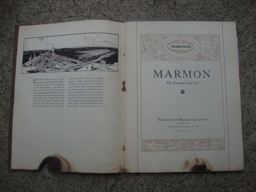 The MARMON 34 LARGE BROCHURE book CATALOG No. 2231 1st Edition antique car - Picture 4 of 13