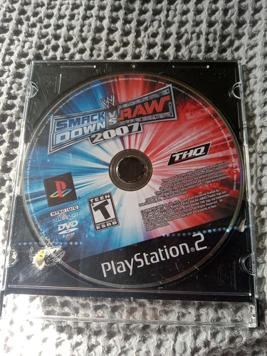 Playstation 2 Smackdown VS Raw 2007 Disc Only