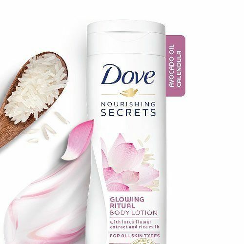 dove secrets body lotion
