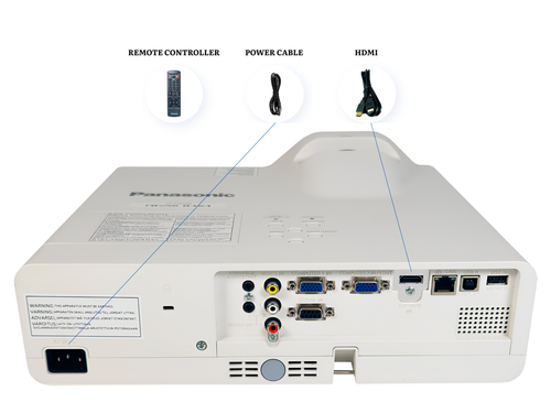 Panasonic PT-TW250 3LCD Projector 2800 Lumens Short-Throw 1080p HDMI w/Remote - Picture 5 of 10