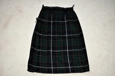 Kinloch Anderson Scotland Size 6 Green Tartan Kilt