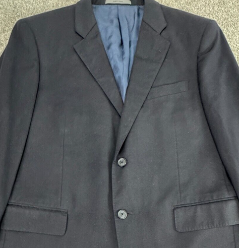 John W Nordstrom Navy Wool Blazer 42S Travel Wool Reda Sports Coat Suit Jacket - Picture 2 of 17