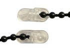 Qty. 5 Sets  RollEase Clear Plastic Chain Connector for #10 or #6 Beaded Chain