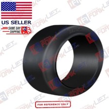 12x4½x8 Forklift Press On Tire Laugfs Black Smooth