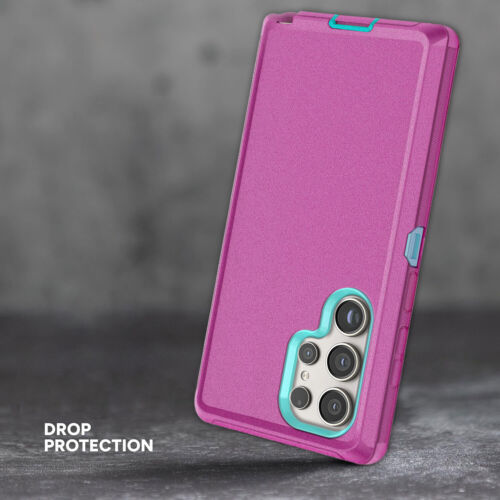 Hülle für Samsung Galaxy S9 S20 S21 S22 S23 Ultra S24 S25 Note10 Robust Cover - Bild 23 von 70