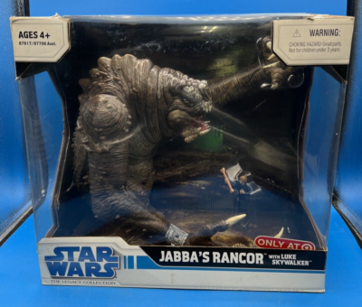 Star Wars Hasbro 2008 Legacy Collection Jabba's Rancor w/ Luke