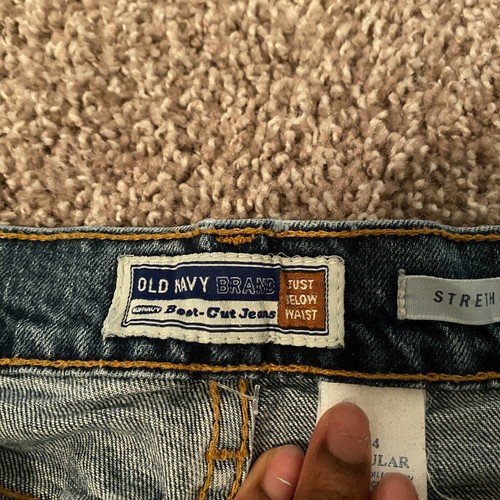 Old Navy Damen Mid Rise Light Wash Bootcut Jeans Größe 14 Regular - Bild 5 von 10