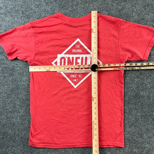 Camiseta informal O Neill para hombre mediana roja blanca con logotipo surfista - Imagen 9 de 11