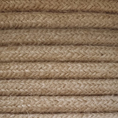 - Textilkabel für Lampen JUTE rund Jute 5 Meter mit 2 Leiter 2x075 - Stoffkab... - Bild 2 von 7