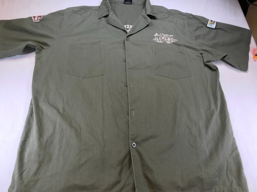 Harley Davidson St Thomas USVI EMbroidered Green Short Sleeve Shirt, Size 3XL - Picture 14 of 18